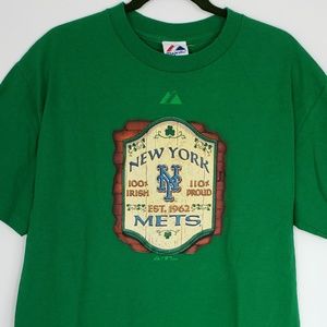 NY METS St. Patricks Day Irish Ireland Pride sz L